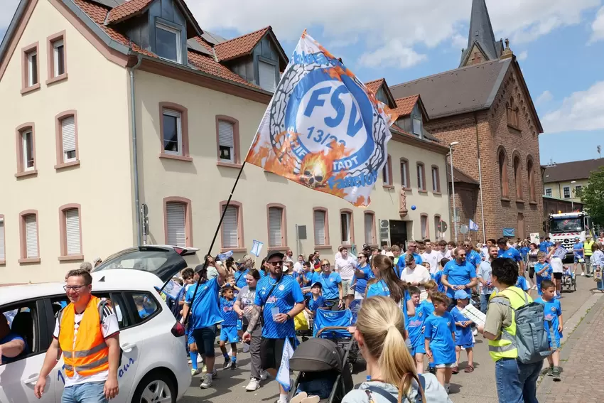 Der Fußballverein FSV 13/23 war ebenfalls am Start.