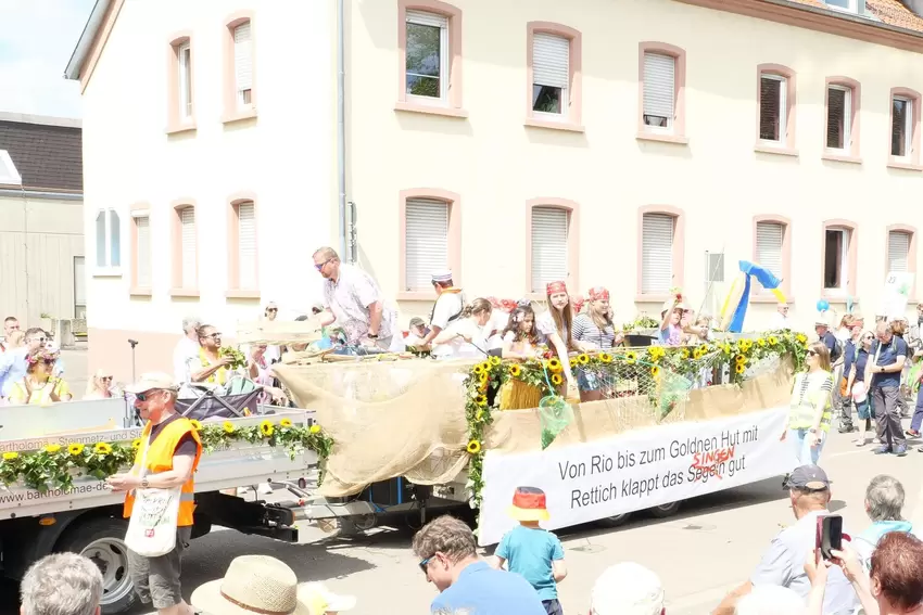 Flotte Sprüche rund um den Rettich standen hoch im Kurs, auch bei der Jungen Kantorei St. Jakobus Schifferstadt.