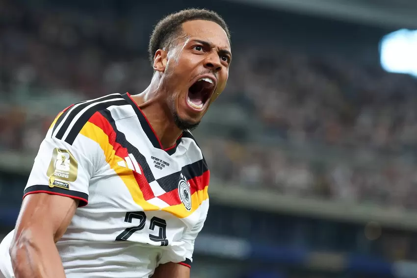 Das war der Torschütze zum 1:0: Felix Nmecha.