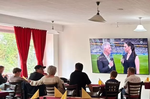 Analyse in der Halbzeitpause.