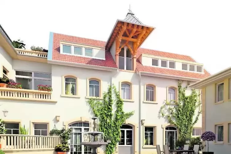 Schattiger Innenhof mit Dorfplatzcharakter: So sehen die Planungen des Architekten aus.