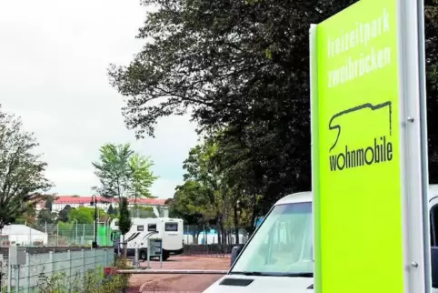 Der Wohnmobil-Stellplatz in Zweibrücken ist gut besucht.