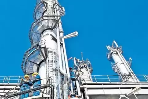 Das BASF-Stammwerk in Ludwigshafen (unser Bild) und das Daimler-Lkw-Werk in Wörth sind die beiden größten industriellen Arbeitge