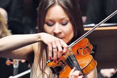 Perfekte Synthese: Arabella Steinbacher und ihre 300 Jahre alte Stradivari.