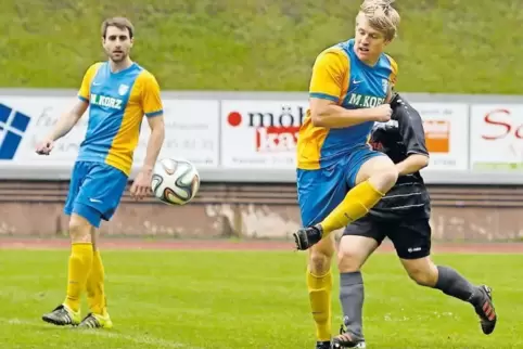 Gehörte letzten Sonntag zu den Besten, als der FVR gegen den SV Katzweiler sein Meisterstück machte: Felix Möhler (rechts vorne)