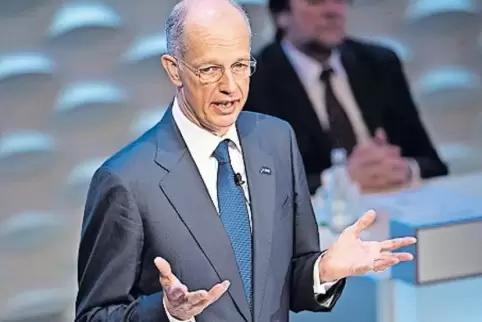 BASF-Chef Kurt Bock musste sich kritischen Fragen stellen.