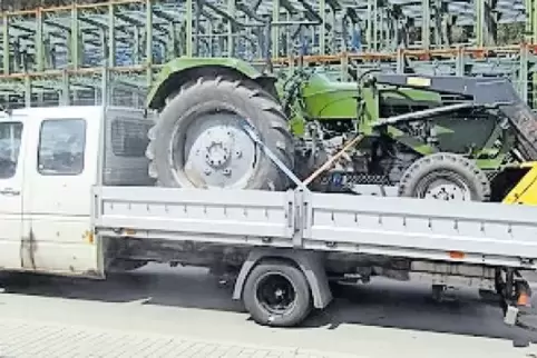 Leichter Laster, zu schwere Ladung.