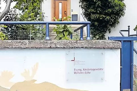 Der Eingang zur Wilhelm-Löhe-Kita.