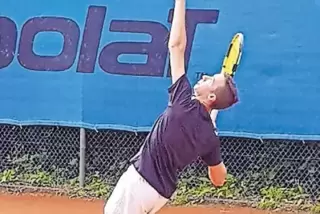 Gewann im Einzel und im Doppel: Niklas Groß.