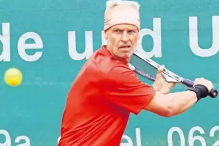 Sieg in Einzel und Doppel: Magnus Einhoff von WR Speyers Oberliga-Herren-50 im Schützengarten.