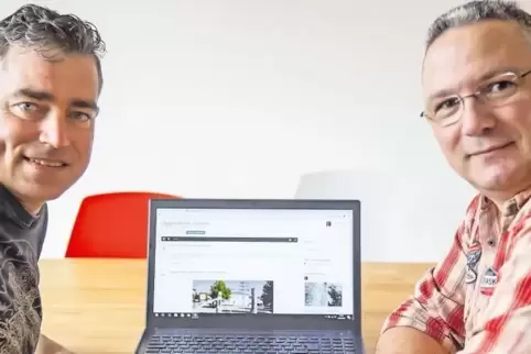 Hoffen auf rege Beteiligung der Oggersheimer Bürger: Andreas Luley und Horst Fuchs (von links).