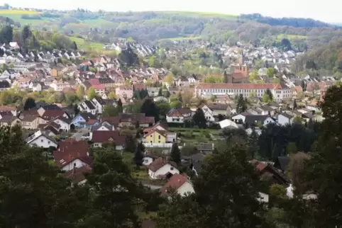 Vom Wetterfähnchen aus hat man einen tollen Blick über Waldfischbach-Burgalben. Archivfoto: Seebald 