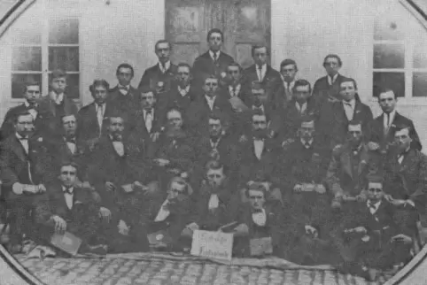 Der Verein um das Jahr 1874.