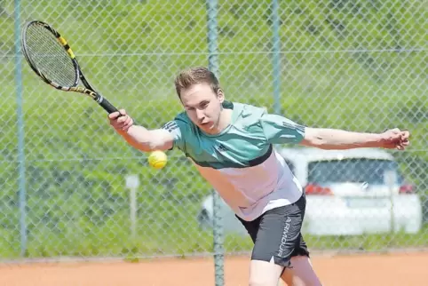 Bei den A-Klasse-Herren des TC Winnweiler läuft es derzeit gut. Nicht nur Sebastian Stäbler holte am Wochenende einen Sieg.