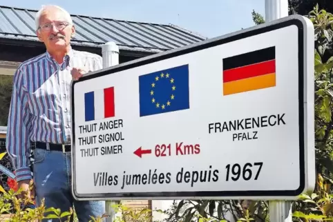 Karl Marx ist auf Frankenecker Seite der Hauptorganisator der regelmäßigen Treffen zwischen den Partnern aus der Pfalz und der N