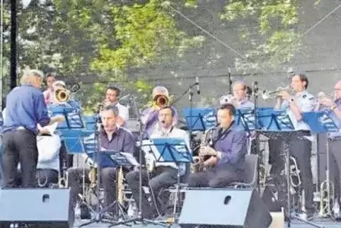 Viel Erfahrung mit Auftritten beim Kirchentag: die New Brass Big Band aus Mußbach.