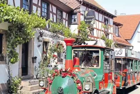 Der Rosenexpress ist wieder unterwegs im Bergzaberner Land.