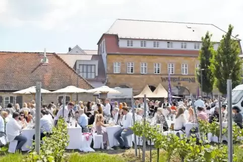 Spezialitäten aus Italien oder Österreich vor Pfälzer Kulisse gab’s am Sonntag beim ersten „Löwenfestival“ in Kallstadt.