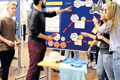 Von diesem Unterricht über Europa zeigten sich die Schüler an der BBS begeistert.
