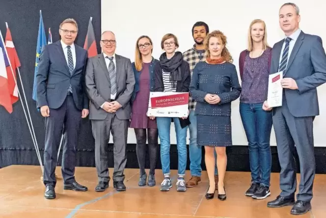 Am 1. März war der große Tag: Unter den elf neuen Europaschulen in Rheinland-Pfalz war auch die Berufsbildende Schule Johann Joa