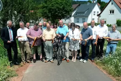 Genutzt wird der neue Rad- und Gehweg zwischen Imsbach und Winnweiler schon seit einiger Zeit, gestern Nachmittag ist er nun von