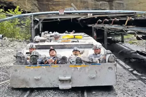 Alte Wirtschaft: Einfahrt in eine Kohlemine nahe Gilbert in West Virginia.
