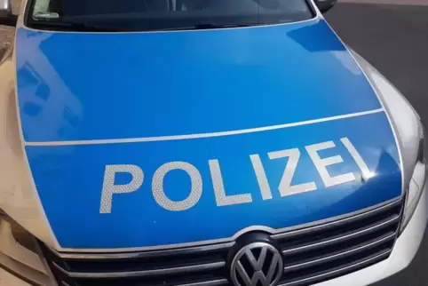 Die Polizei sucht den Lastwagenfahrer, der das Reklameschild demoliert hat.  Foto: ARCHIV