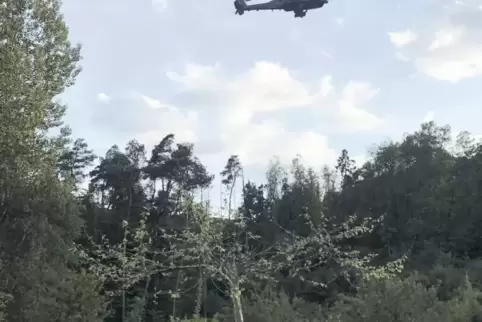 Normalerweise ist Mittelbrunn ein Hort der Ruhe. Doch vor 14 Tagen sorgten Kampfhubschrauber für Radau über der Gemeinde.