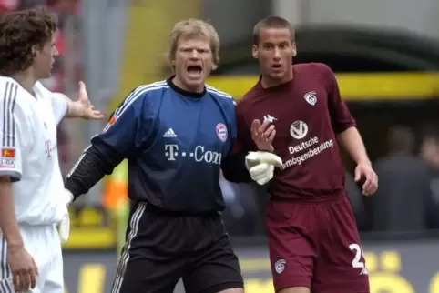 Sein einziges Bundesligaspiel absolvierte Danko Boskovic (rechts) in der Saison 2003/2004 gegen den FC Bayern München (in der Mi