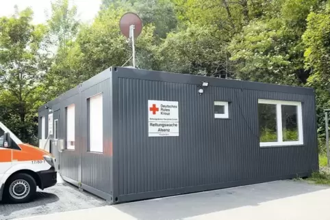Seit Anfang Juni besetzt und rund um die Uhr in Betrieb: die „temporäre“ Rettungswache Alsenz