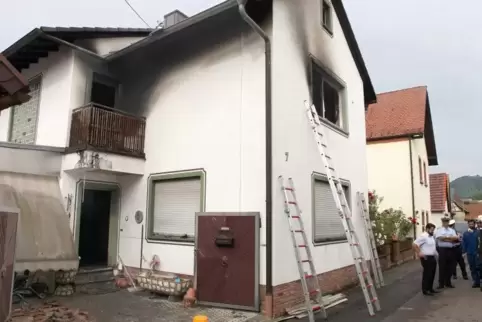Die Feuerwehren aus Göcklingen, Heuchelheim-Klingen und Billigheim-Ingenheim sowie ein Drehleiterfahrzeug aus Bad Bergzabern war