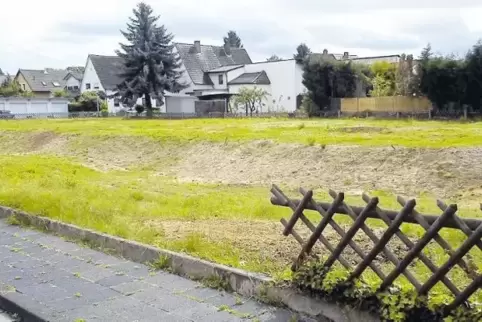 Ab August wird im Ligustergang die Fläche zwischen Von-Kobell-Weg und Fritz-Claus-Weg bebaut. Die alten Häuser sind schon weg.
