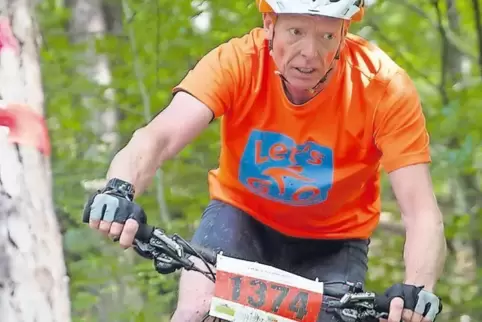 Wieder am Start: Wolfgang Seibel aus Hauenstein, Vorjahressieger in der Königsdisziplin, dem „Run & Bike“-Wettbewerb.