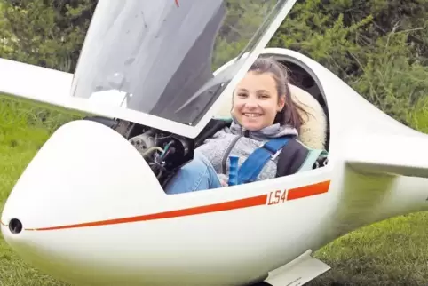 Im engen Sportgerät: Anna-Lena Ludwig aus Waldsee.