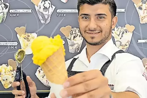 Hat Eis im Angebot: Guiseppe Viticchie.