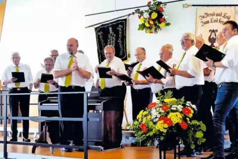 Der MGV Göcklingen.