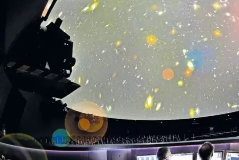 Blick in die Sterne: Die Technik im Mannheimer Planetarium ist auf dem neuesten Stand.