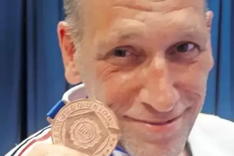 Holte sich in Zagreb, Kroatien, Bronze bei der Judo-Europameisterschaft der Ü30: Stefan Schulz vom 1. Judo Club Kaiserslautern.