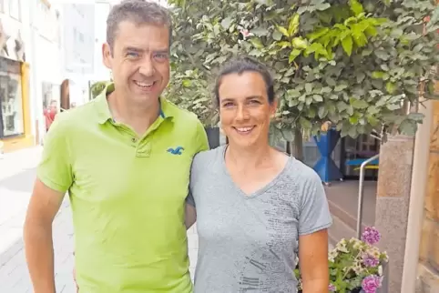 Startklar: Andre Kuhn und Christine Vollmer.