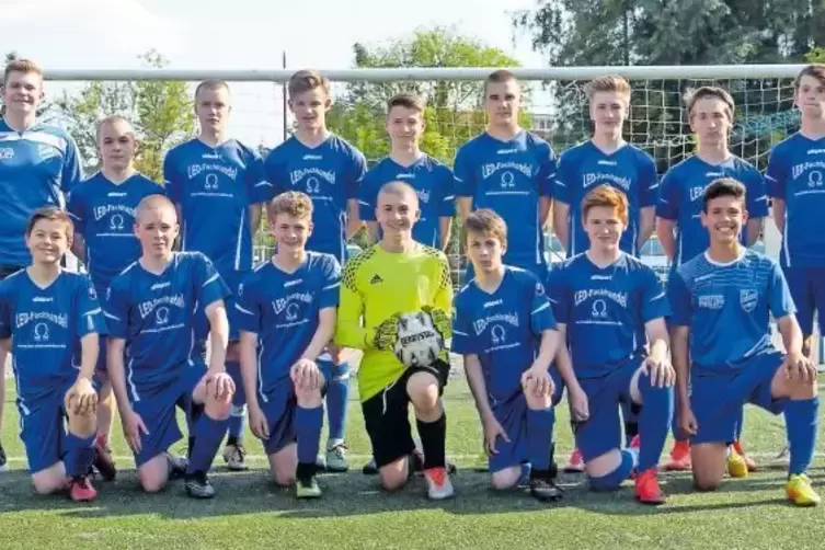 Die Meistermannschaft: der JFV Westpfalz steigt in die Landesliga auf.