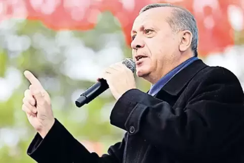 Erwägt einen Auftritt in Deutschland: Staatschef Erdogan.