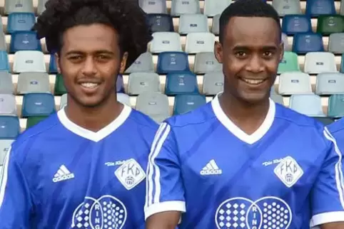 Jemal Kassa (links) und Abel Mehari Kiflom.  Foto: Buchholz