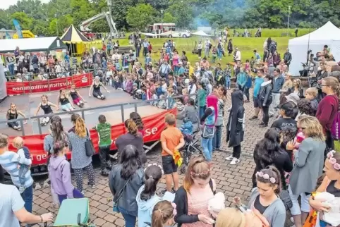 Sport, Spiel und Show stehen auf dem Programm des Germersheimer Kinderfestes am nächsten Samstag im Stadtpark Fronte Lamotte.