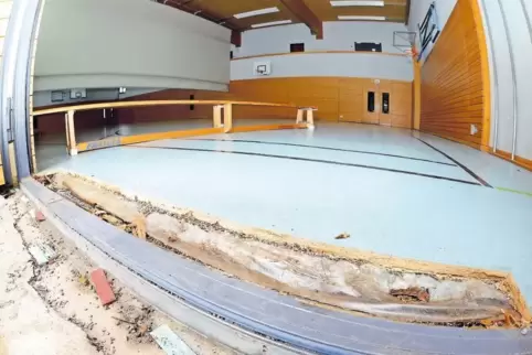 Teilweise für den Sportbetrieb gesperrt: die MTV-Halle.