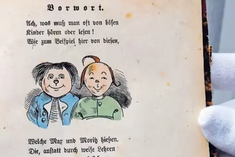 Neben „Hans Huckebein“ und der „Frommen Helene“ dürften „Max und Moritz“ die bekanntesten Figuren Wilhelm Buschs sein. Die 1865 