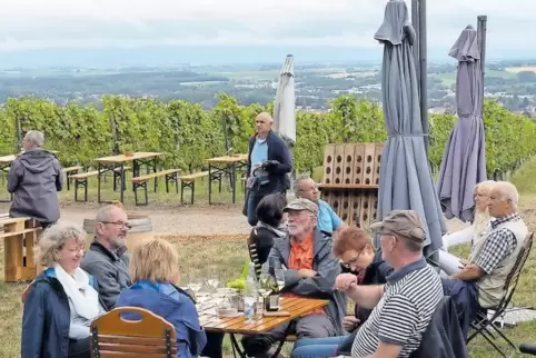 Weine von 18 Winzern konnten die Besucher des Festes probieren.