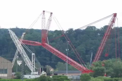 Terex-Krane werden auch künftig die Ansicht des Werks Bierbach prägen. Der US-Baumaschinenkonzern will künftig die Abnahmeplattf