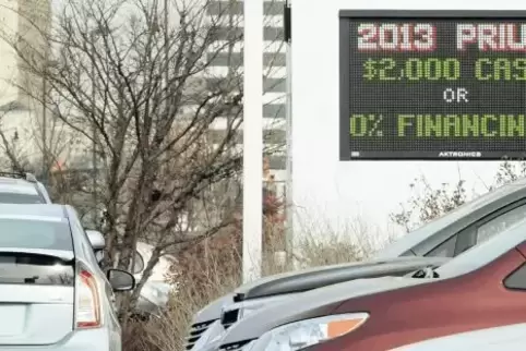 Die US-Autobranche versucht, den Absatz durch günstige Kredite anzukurbeln – oft auch an Kunden mit nicht gerade erstklassiger B