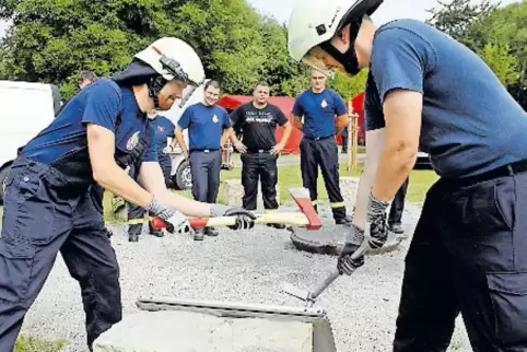 Fenster öffnen: Eine Aufgabe bei der Feuerwehrakademie im vergangenen Jahr.