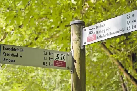 Der Dimbacher Buntsandsteinweg wird schon jetzt sehr gut bewertet.